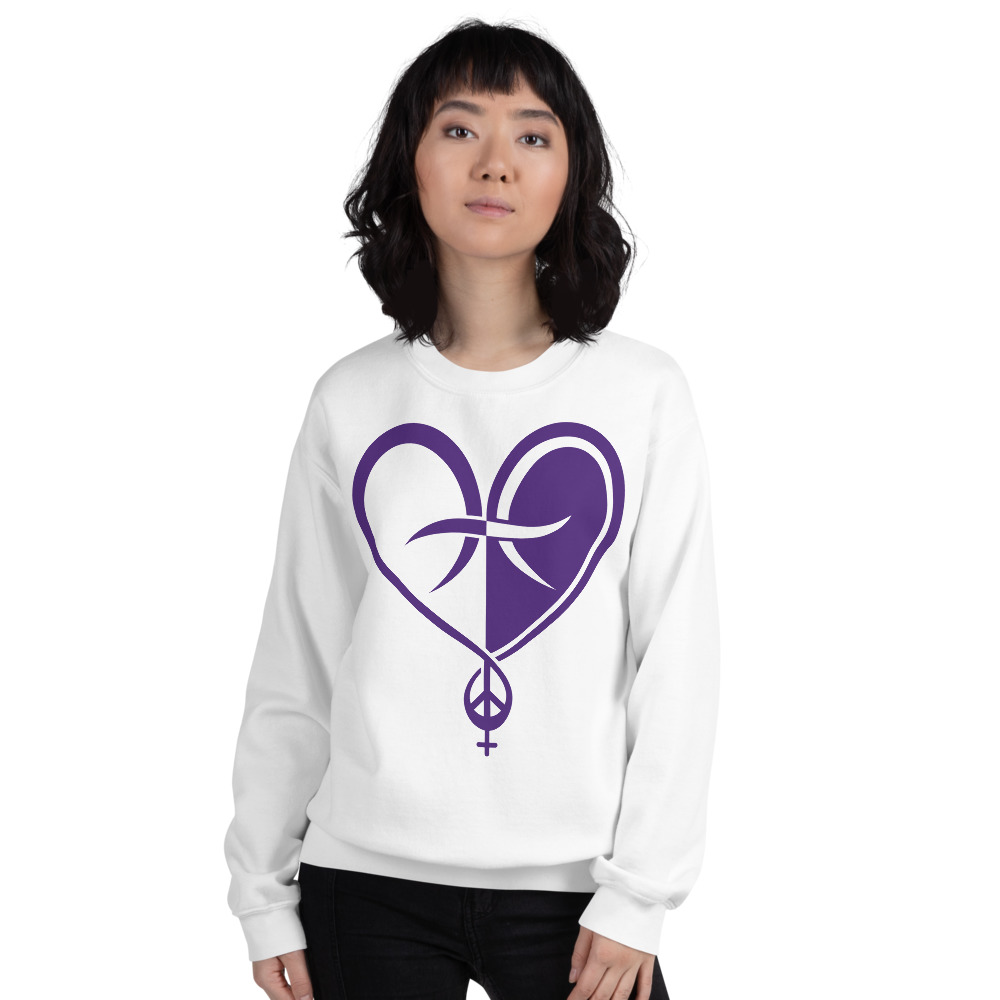 heart band sweatshirt